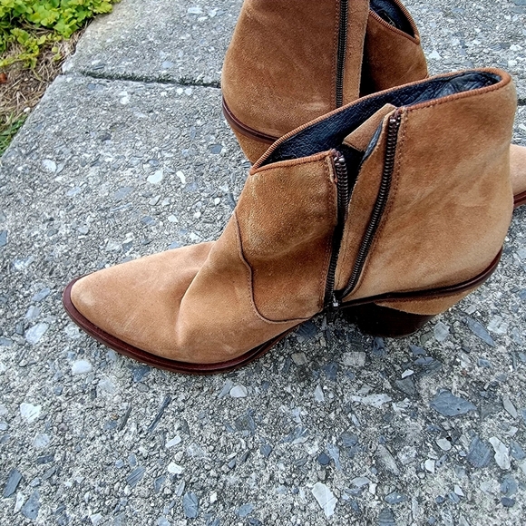 Kanna, Cognac suede boot, 40(81/2-9) - Picture 4 of 11